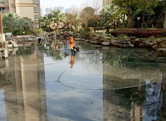 辽宁景观池淤泥清理